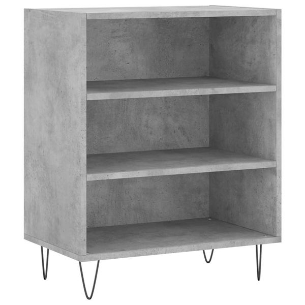 Syfax™ Credenza Grigio Cemento 57X35X70 Cm In Legno Multistrato-image
