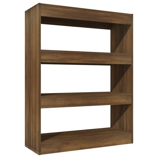 Syfax™ Libreria/Divisorio Rovere Marrone 80X30X103Cm Legno Multistrato-image