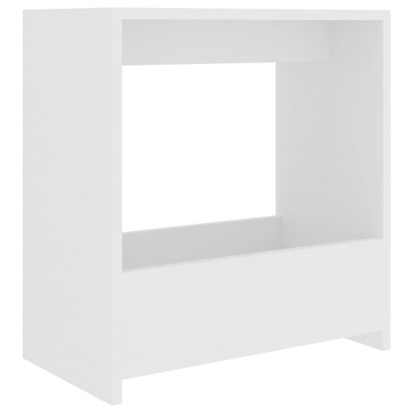 Syfax™ Tavolino Bianco 50X26X50 Cm In Legno Multistrato-image