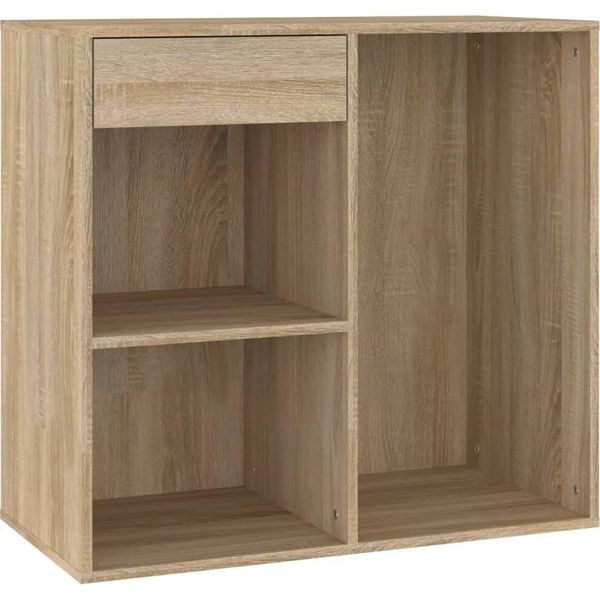 Syfax™ Armadietto Cosmetici Rovere Sonoma 80X40X75Cm Legno Multistrato-image