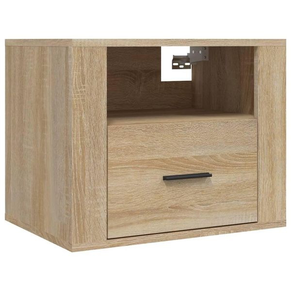 Syfax™ Comodino A Muro Rovere Sonoma 50X36X40 Cm-image