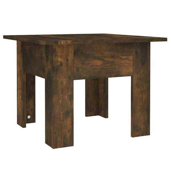 Syfax™ Tavolino Da Salotto Rovere Fumo 55X55X42 Cm In Truciolato-image