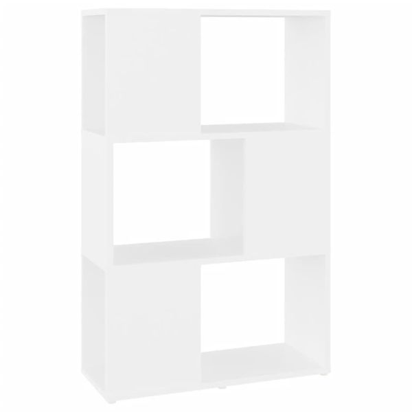 Syfax™ Libreria/Divisorio Bianco 60X24X96 Cm In Legno Multistrato-image