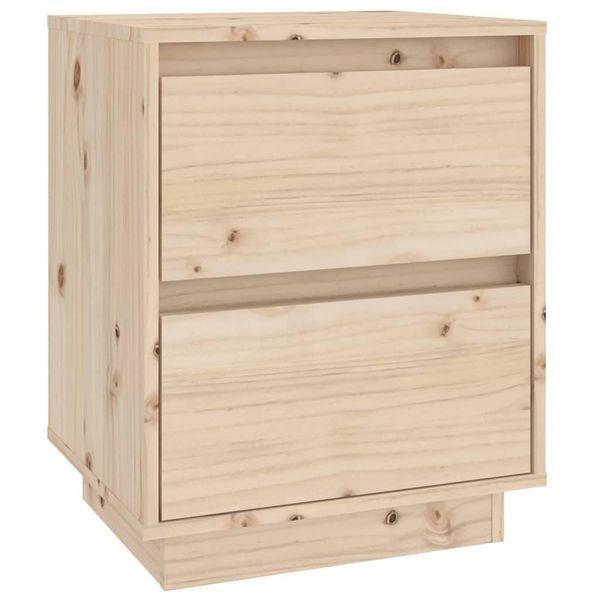 Syfax™ Comodino 40X35X50 Cm In Legno Massello Di Pino-image
