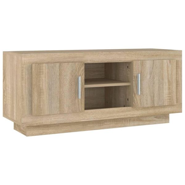 Syfax™ Mobile Porta Tv Rovere Sonoma 102X35X45 Cm In Legno Multistrato-image