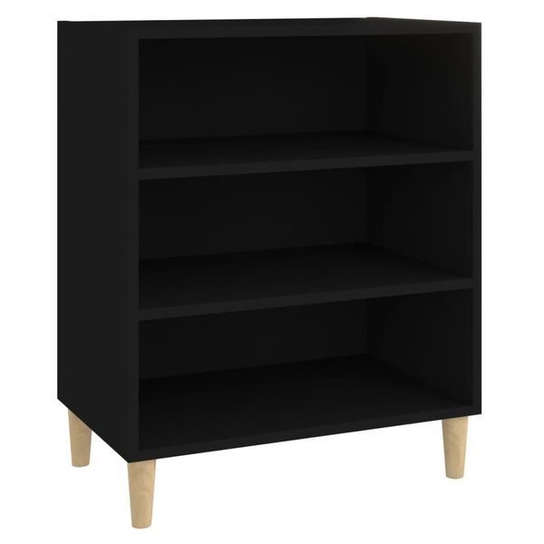 Syfax™ Credenza Nera 57X35X70 Cm In Legno Multistrato-image