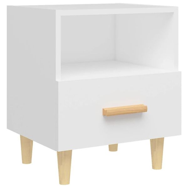 Syfax™ Comodino Bianco 40X35X47 Cm-image