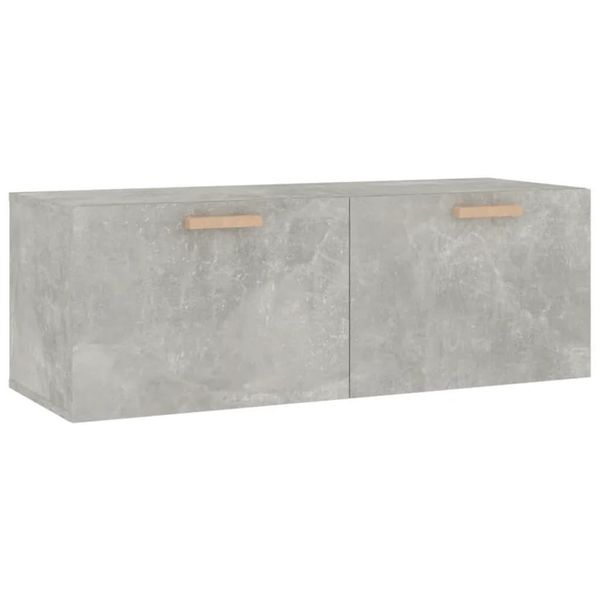 Syfax™ Mobile Pensile Grigio Cemento 100X36,5X35 Cm Legno Multistrato-image