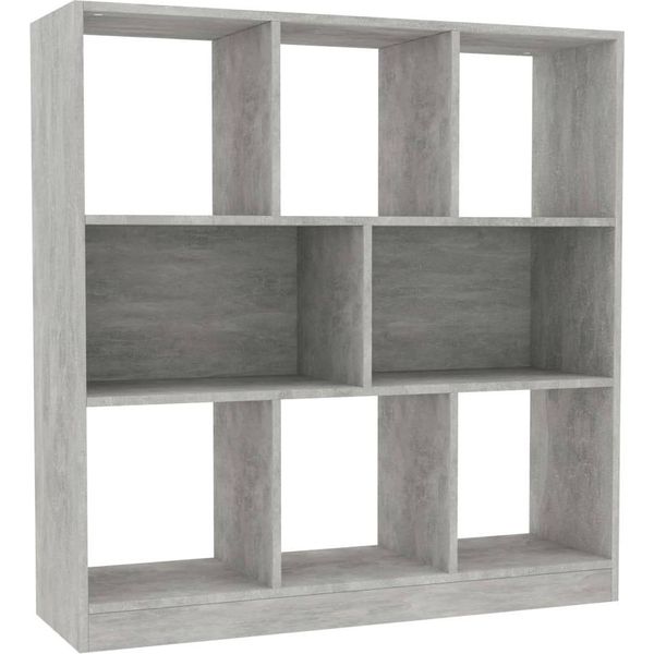 Syfax™ Libreria Grigio Cemento 97,5X29,5X100 Cm In Legno Multistrato-image