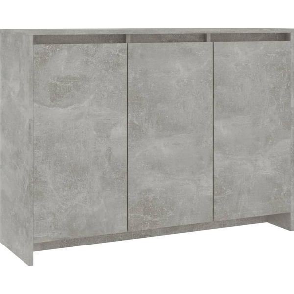 Syfax™ Credenza Grigio Cemento 102X33X75 Cm In Truciolato-image