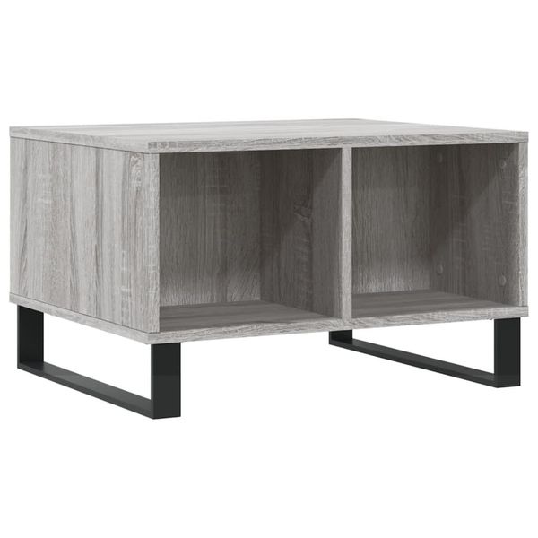 Syfax™ Tavolino Da Salotto Grigio Sonoma 60X50X36,5 Cm In Multistrato-image