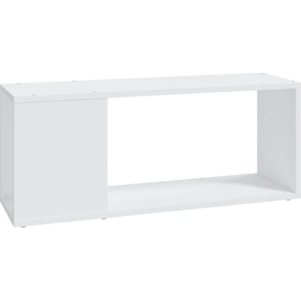 Syfax™ Mobile Porta Tv Bianco 80X24X32 Cm In Legno Multistrato-image