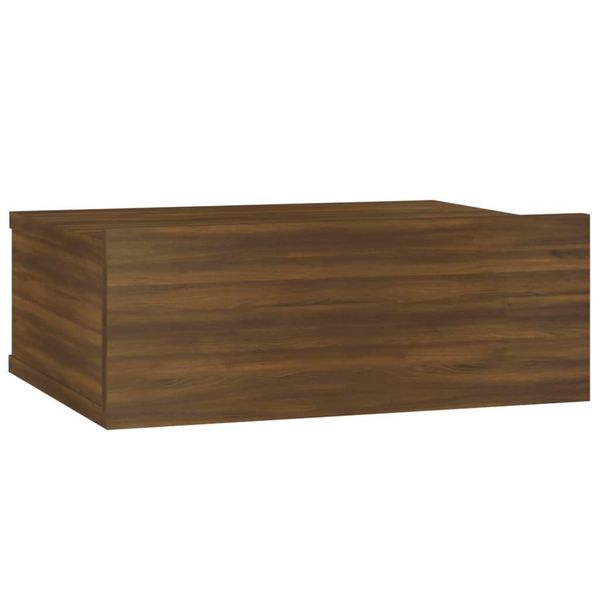 Syfax™ Comodino Pensile Rovere Marrone 40X30X15Cm In Legno Multistrato-image