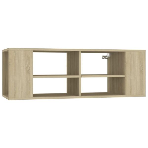 Syfax™ Mobile Tv Da Parete Rovere Sonoma 102X35X35Cm Legno Multistrato-image