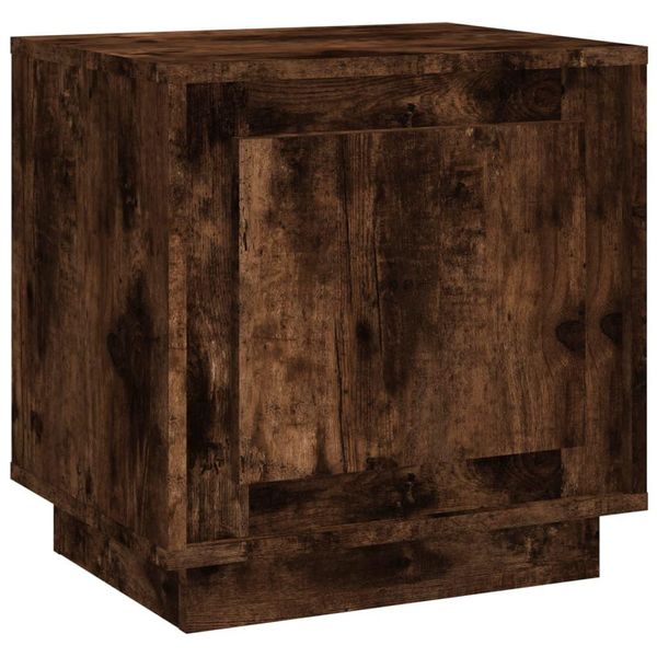Syfax™ Comodino Rovere Fumo 44X35X45 Cm In Legno Multistrato-image
