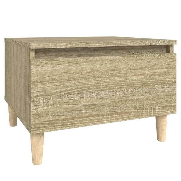 Syfax™ Tavolino Rovere Sonoma 50X46X35 Cm In Legno Multistrato-image