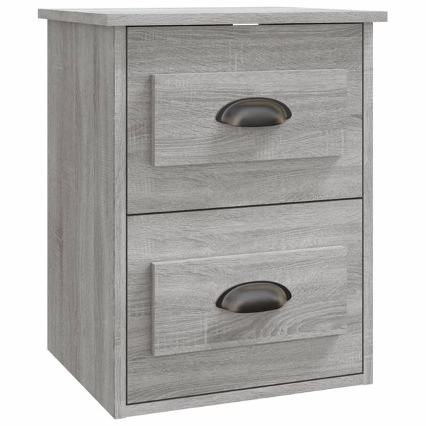 Syfax™ Comodino A Parete Grigio Sonoma 41,5X36X53 Cm-image
