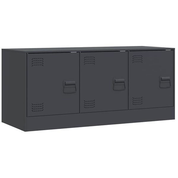 Syfax™ Mobile Porta Tv Antracite 99X39X44 Cm In Acciaio-image