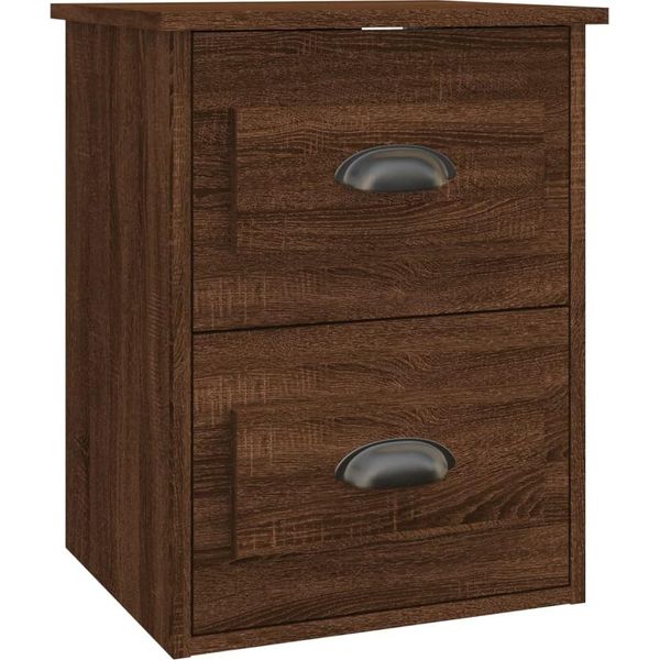 Syfax™ Comodino A Parete Rovere Marrone 41,5X36X53 Cm-image