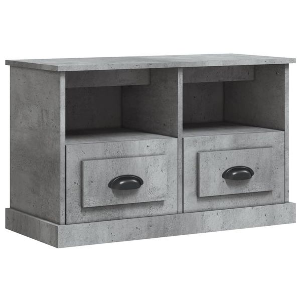 Syfax™ Mobile Porta Tv Grigio Cemento 80X35X50 Cm In Legno Multistrato-image