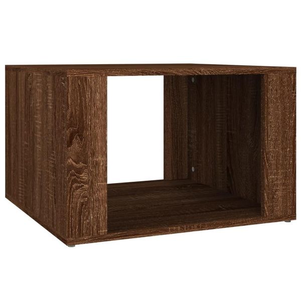 Syfax™ Comodino Rovere Marrone 57X55X36 Cm In Legno Multistrato-image