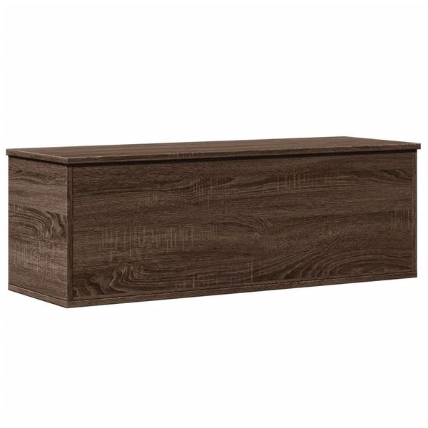 Syfax™ Contenitore Portaoggetti Rovere Marrone 102X35X35 Cm Truciolato-image