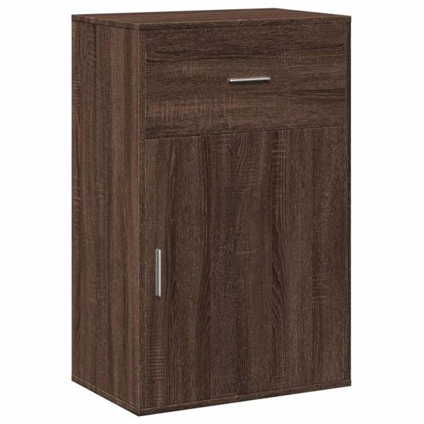 Syfax™ Armadietto Rovere Marrone 56,5X39X90 Cm In Legno Multistrato-image