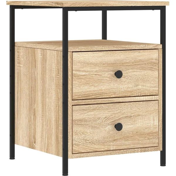 Syfax™ Comodino Rovere Sonoma 44X45X60 Cm In Legno Multistrato-image