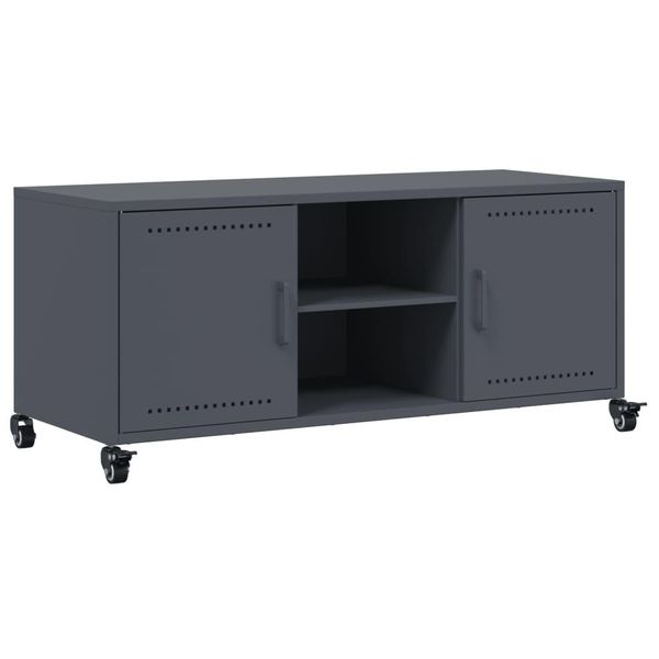 Syfax™ Mobile Tv Antracite 100,5X39X43,5 Cm Acciaio-image