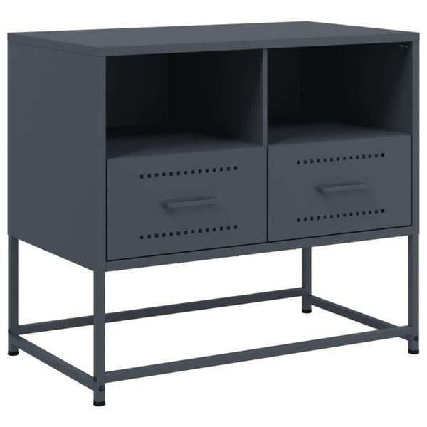 Syfax™ Mobile Tv Antracite 68X39X60,5 Cm In Acciaio-image