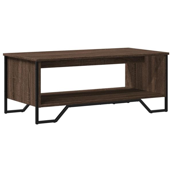 Syfax™ Tavolino Salotto Rovere Marrone 100X51X40 Cm Legno Multistrato-image
