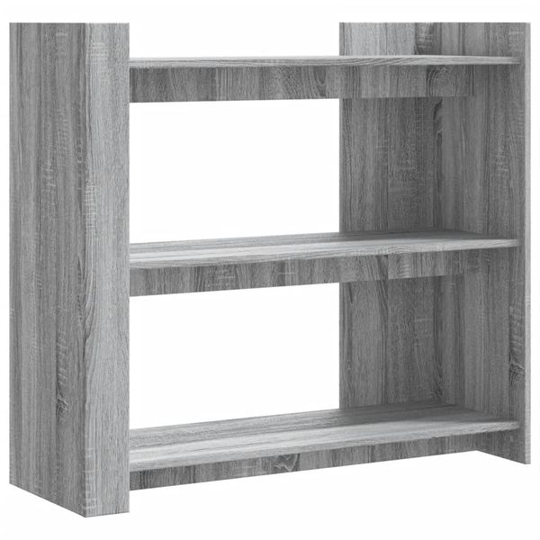 Syfax™ Tavolo Consolle Grigio Sonoma 100X35X90 Cm In Legno Multistrato-image