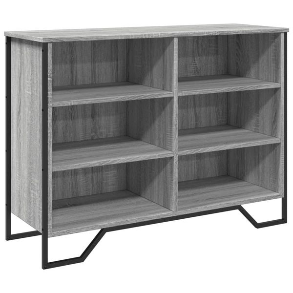 Syfax™ Credenza Grigio Sonoma 101X35,5X74,5 Cm In Legno Multistrato-image