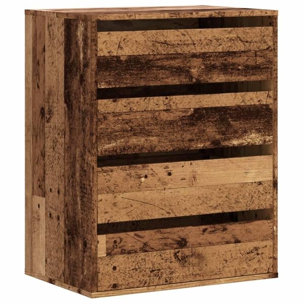 Syfax™ Cassettiera Angolare Legno Antico 60X41X76 Cm Legno Multistrato-image