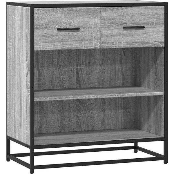 Syfax™ Credenza Grigio Sonoma 68X35X76 Cm In Legno Multistrato-image