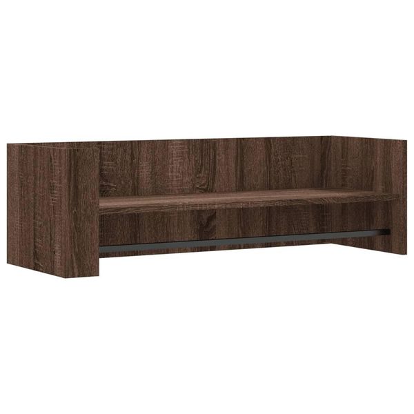 Syfax™ Mensola A Muro Rovere Marrone 100X35X30,5 Cm Legno Multistrato-image