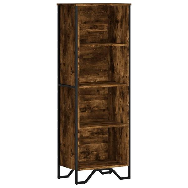 Syfax™ Libreria Rovere Fumo 50X31X137,5 Cm In Truciolato-image