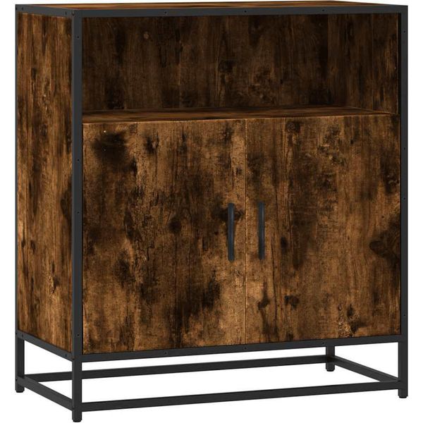 Syfax™ Credenza Rovere Fumo 68X35X76 Cm In Legno Multistrato-image
