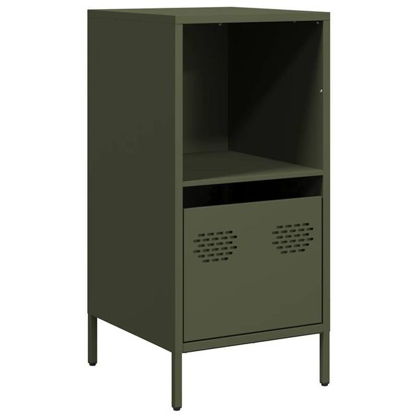 Syfax™ Credenza Verde Oliva 35X39X73,5 Cm In Acciaio Laminato A Freddo-image