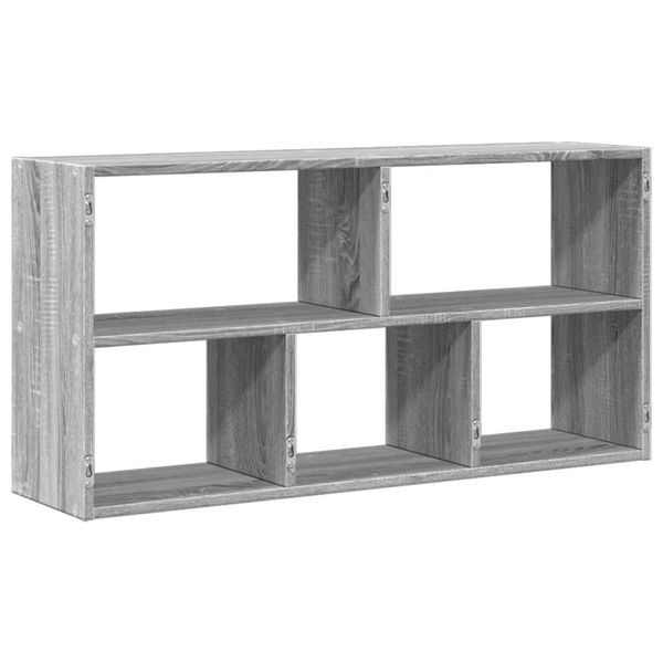 Syfax™ Scaffale A Muro Grigio Sonoma 100X25X50 Cm In Legno Multistrato-image