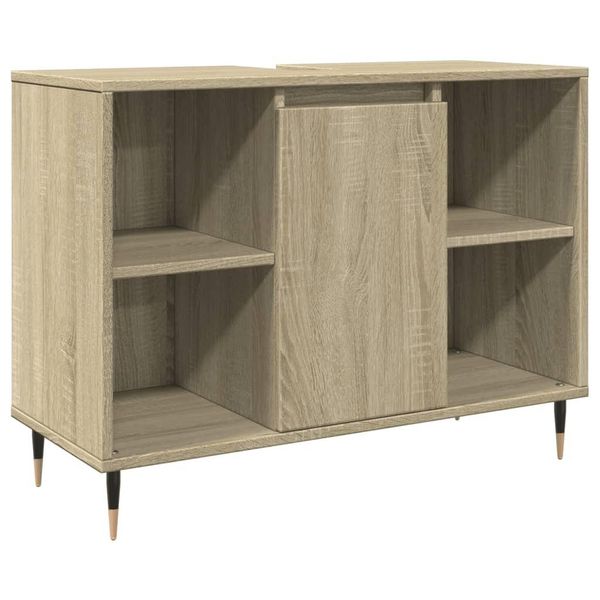 Syfax™ Mobile Da Bagno Rovere Sonoma 80X33X60 Cm In Legno Multistrato-image
