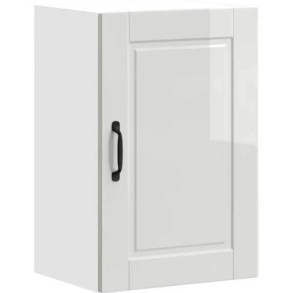 Syfax™ Pensile Da Cucina Porto Bianco Lucido In Legno Multistrato-image
