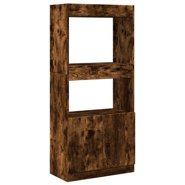 Syfax™ Credenza Rovere Fumo 63X33X140 In Truciolato-image