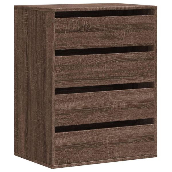 Syfax™ Cassettiera Angolo Rovere Marrone 60X41X76Cm Legno Multistrato-image