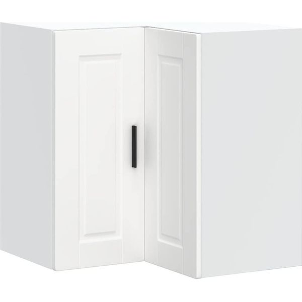 Syfax™ Pensile Da Cucina Ad Angolo Porto Bianco In Legno Multistrato-image