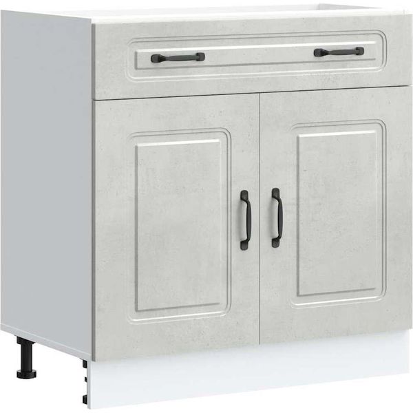 Syfax™ Base Da Cucina Kalmar Grigio Cemento In Legno Multistrato-image