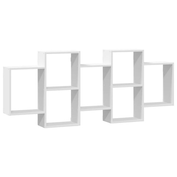 Syfax™ Scaffale A Parete Bianco 159X18X65 Cm In Legno Multistrato-image