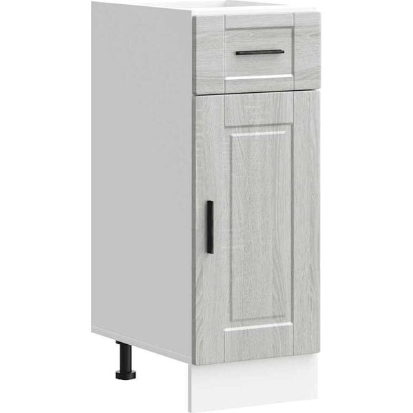 Syfax™ Base Da Cucina Porto Grigio Sonoma In Legno Multistrato-image