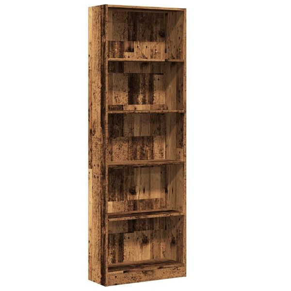 Syfax™ Libreria Legno Antico 60X24X176 Cm In Legno Multistrato-image