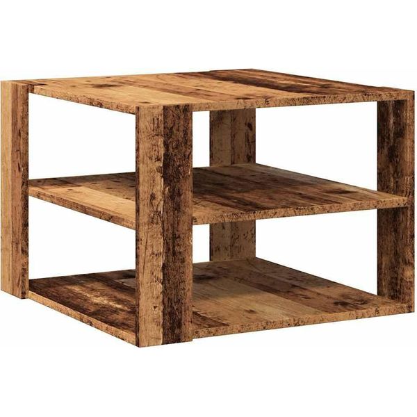 Syfax™ Tavolino Da Salotto Legno Vecchio 58X58X40 Cm Legno Multistrato-image